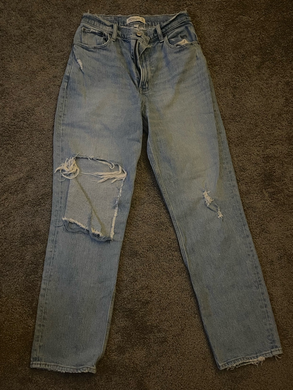Abercrombie & Fitch The 90’s straight ultra high rise jean
